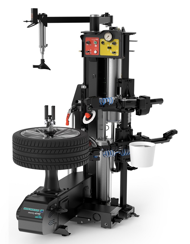 Шиномонтажный станок (стенд) автоматический Hofmann 8700B SmartSpeed марки hofmann. Основной вид.